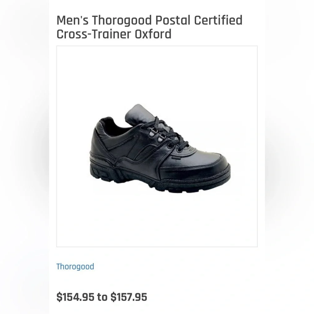 Men's Thorogood Postal Certified Cross-Trainer Oxford
